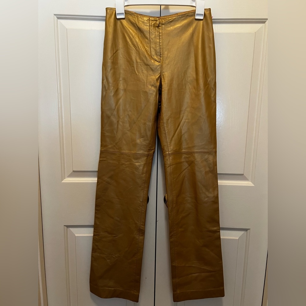 id|entity by Lord & Taylor Beige Leather Pants